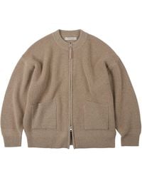 FRIZMWORKS - Wool Deck Zip Up Cardigan - Lyst