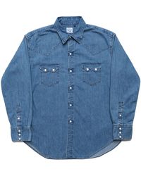 Orslow - Denim Western Shirt - Lyst