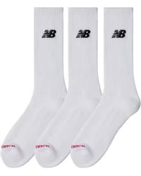 New Balance - Everyday Crew Socks 3 Pack - Lyst