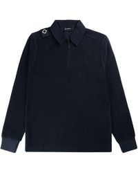 Ma Strum - Rev Loopback Long Sleeve Polo Shirt - Lyst