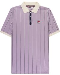 Fila - Brett Double Stripe Polo Shirt - Lyst