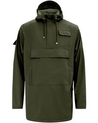 nike anorak windbreaker zwart