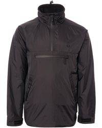 fred perry half zip hooded jacket