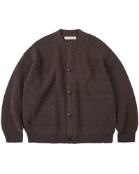 FRIZMWORKS - Heavy Wool Round Cardigan - Lyst