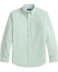 Polo Ralph Lauren - Custom Fit Gingham Oxford Shirt - Lyst