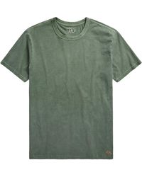 RRL - Garment-dyed Crewneck T-shirt - Lyst