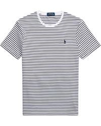 Polo Ralph Lauren - Custom Slim Striped Soft Cotton T-Shirt - Lyst