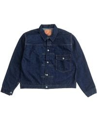 Orslow - Type 1 Pleated Front 40's Denim Jacket - Lyst