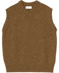 Universal Works - Sweater Vest Wool Fleck - Lyst