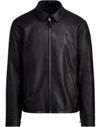 Polo Ralph Lauren - The Bayville Leather Jacket - Lyst