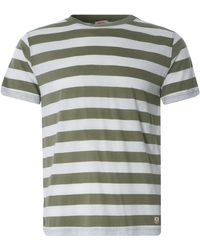 Armor Lux Wide Stripe Heritage T-shirt - Green