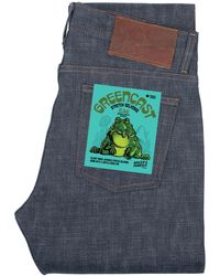 Naked & Famous - Weird Guy Greencast Stretch Selvedge - Lyst