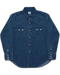 Orslow - Denim Western Shirt - Lyst