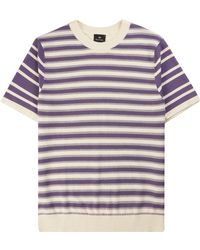 Paul Smith - Knitted Striped T-shirt - Lyst