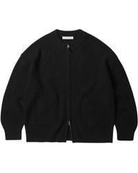 FRIZMWORKS - Wool Deck Zip Up Cardigan - Lyst