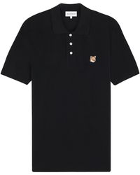 Maison Kitsuné - Fox Head Patch Polo Shirt - Lyst