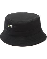 Lacoste - Organic Cotton Bot Hat - Lyst
