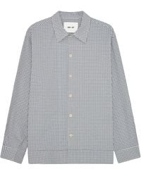 NN07 - Reed Seersucker Overshirt - Lyst