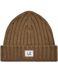 C.P. Company - Extrafine Merino Wool Knit Cap - Lyst