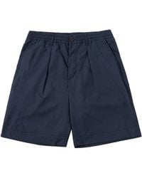 Universal Works - Recycled Polyester Tech Pleated Track Shorts - Lyst