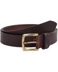 Barbour - Esk Leather Belt - Lyst