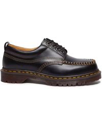 Dr. Martens - Lowell Leather Moc Toe Shoes - Lyst
