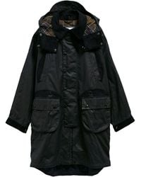 Barbour X Norbit - Long Wax Jacket - Lyst