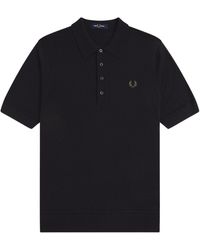 Fred Perry - Fine Knit Shirt - Lyst
