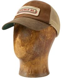 RRL - Logo-Patch Suede Trucker Cap - Lyst