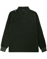 Ma Strum - Rev Loopback Long Sleeve Polo Shirt - Lyst