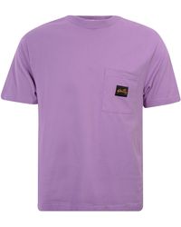 Stan Ray Patch Pocket T-shirt - Purple