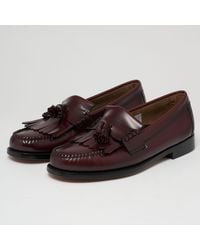 G.H.BASS Layton Kiltie Moc Ii Tassel Loafers - Wine Ba110250nn Col - Multicolour