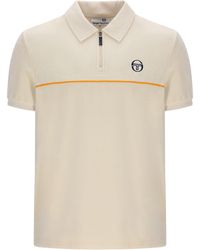 Sergio Tacchini - Cardona Velour Zip Polo Shirt - Lyst