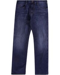 Emporio Armani - J45 Regular-fit Comfort-denim Twill Jeans - Lyst