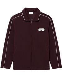 Lacoste - Tennis Heritage Zipped Badge Accent Sweatshirt - Lyst