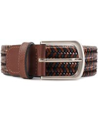 Miguel Bellido Belts - Leather Woven Belt - Lyst