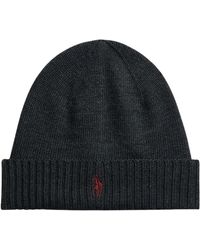 Polo Ralph Lauren - Signature Pony Wool Beanie - Lyst