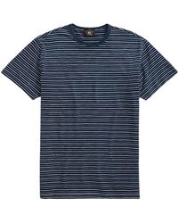 RRL - Striped Jacquard T-Shirt - Lyst