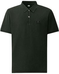 C.P. Company - Stretch Piquet Short Sleeve Polo - Lyst