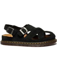 Dr. Martens - Dr Martens Archive Plush Suede Fisherman Sandals - Lyst