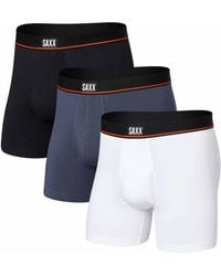 Saxx Underwear Co. - Non-Stop Stretch Cotton 3 Pack Boxer Briefs - Lyst