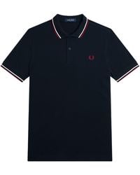 Fred Perry - M3600 Twin Tipped Polo Shirt - Lyst