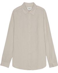NN07 - Enzo Classic Collar Linen Shirt - Lyst