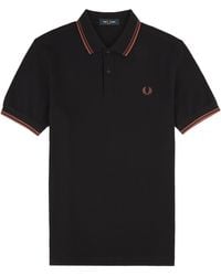 Fred Perry - M3600 Twin Tipped Polo Shirt - Lyst