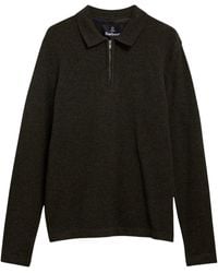 Barbour - Bearsted Knitted Zip Polo Shirt - Lyst