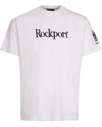 Rockport Archive - Highland Front Logo Washed Crew Neck T-Shirt - Lyst