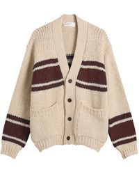 Universal Works - Langdale Cardigan Chunky Knit Stripe - Lyst
