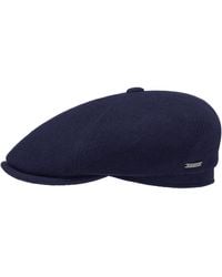 Stetson - Hats Reid 6 Panel Flat Cap - Lyst
