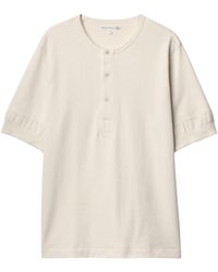 Merz B. Schwanen - 207 Loopwheeled Classic Fit Midweight Short Sleeve Henley - Lyst