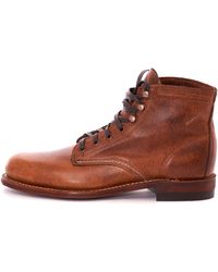 wolverine leather boots